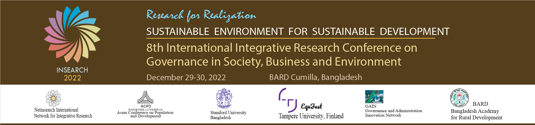 8th International Research Conference on Governance in Society, Business and Environment